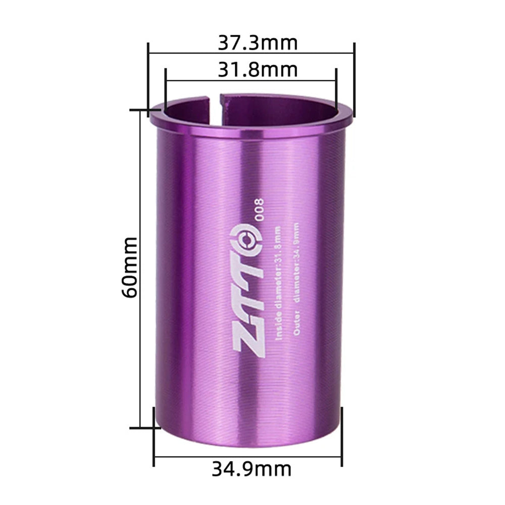 ZTTO Bike Seat Post Adapter Aluminum Bicycle Seat Post Tube Reducing Sleeve Converter ZTTO Bike Seat Post Adapter Aluminum Bicycle Seat Post Tube Reducing Sleeve Converter